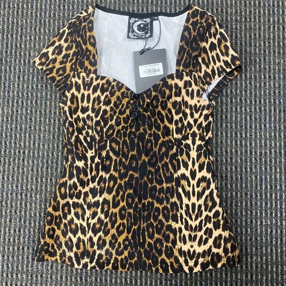 NWT - Killstar Wildin Leopard Print Tank Top - Picture 4 of 6
